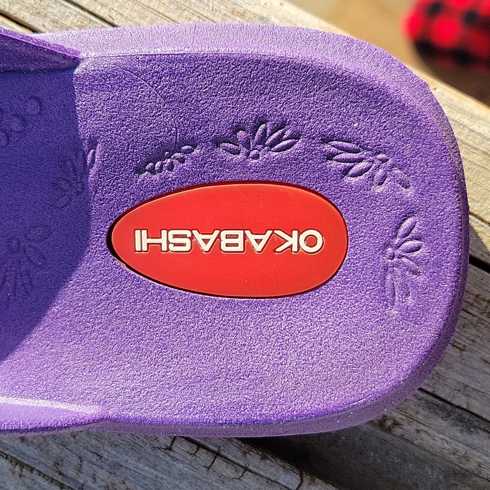 Women's Okabashi Flip Flops Beach Shoes Small (6). Made In USA. Almost Like New - Picture 4 of 7